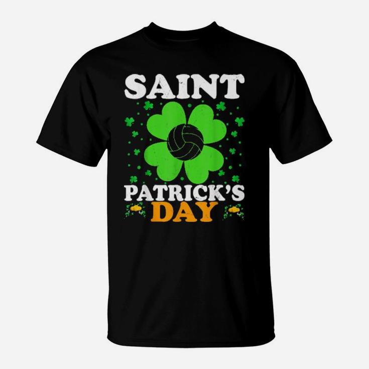 Saint Patrick's Day Irish Shamrock Volleyball T-Shirt