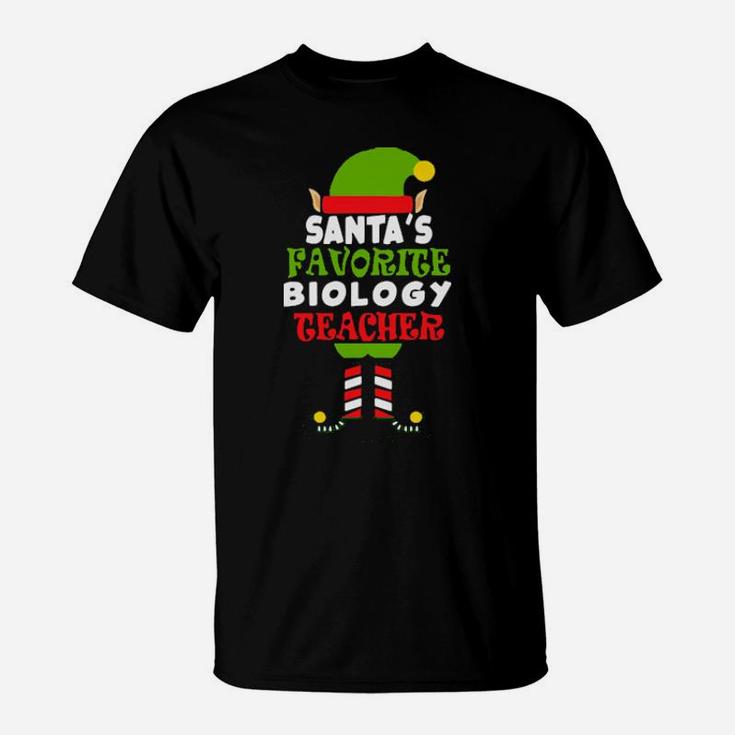 Santa's Favorite Biology Teacher T-Shirt