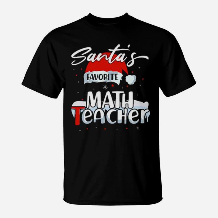 Santas Favorite Math Teacher T-Shirt