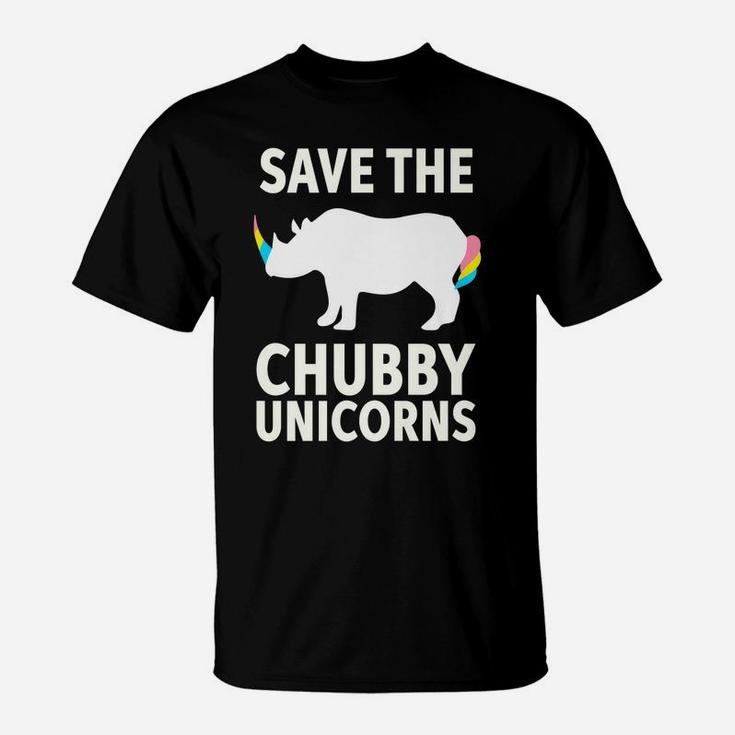 Save The Chubby Unicorns Rhino Activist T-Shirt