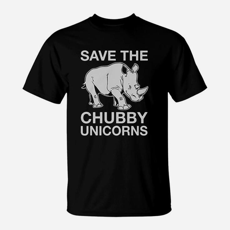 Save The Chubby Unicorns Rhino Chubbies T-Shirt