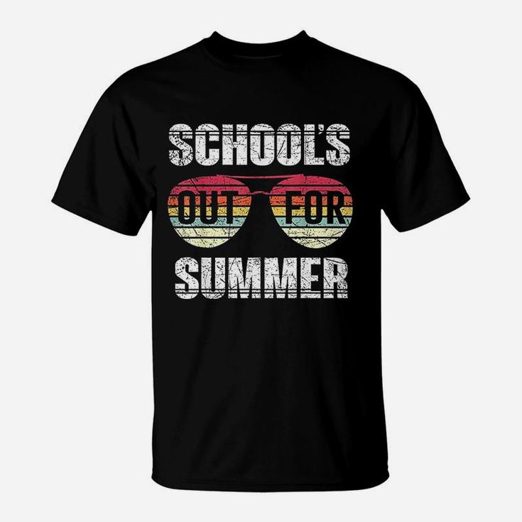 Schools Out For Summer Happy Last Day Of School Vintage Gift T-Shirt
