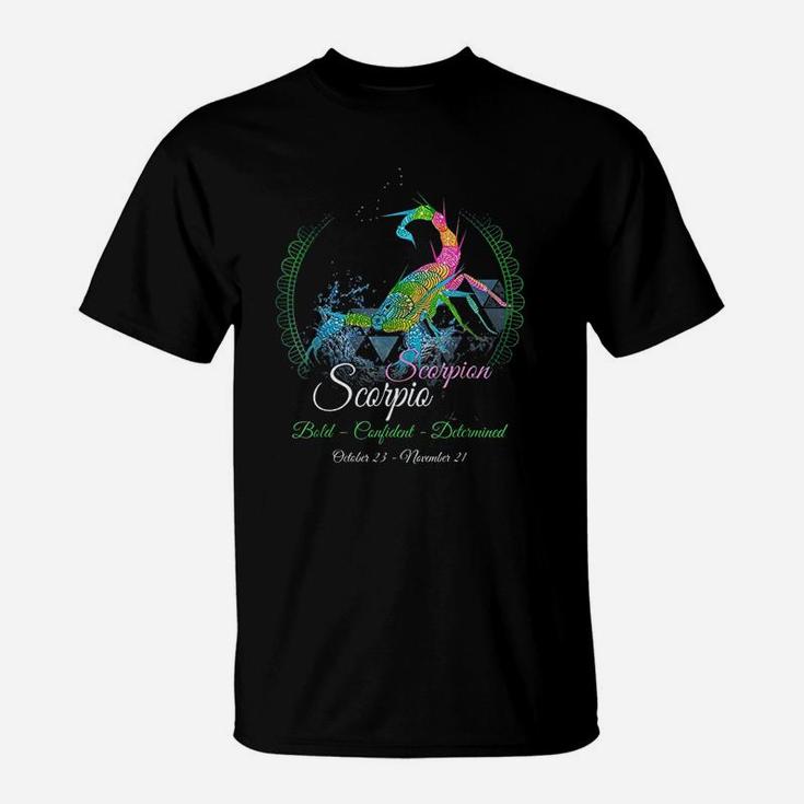 Scorpio Scorpion Star Sign Birthday Gifts Horoscope T-Shirt