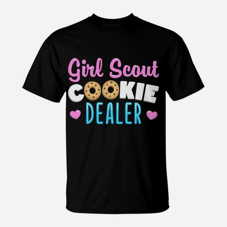 Scout For Girls Cookie Dealer Outfit Funny Scouting Family T-Shirt