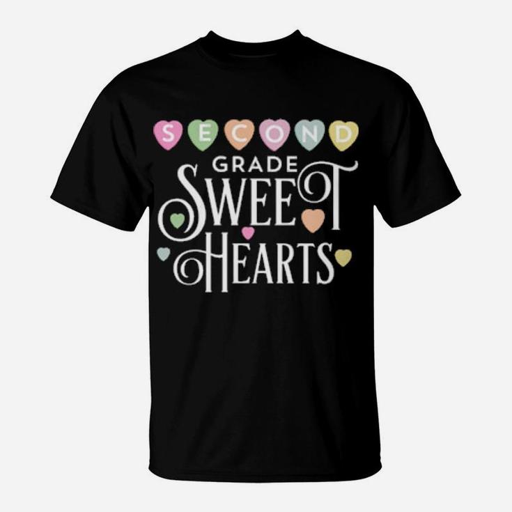 Second Grade Teacher Valentines Class Full For Sweethearts T-Shirt