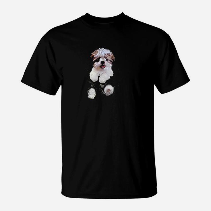 Shih Tzu In Pocket Puppy T-Shirt