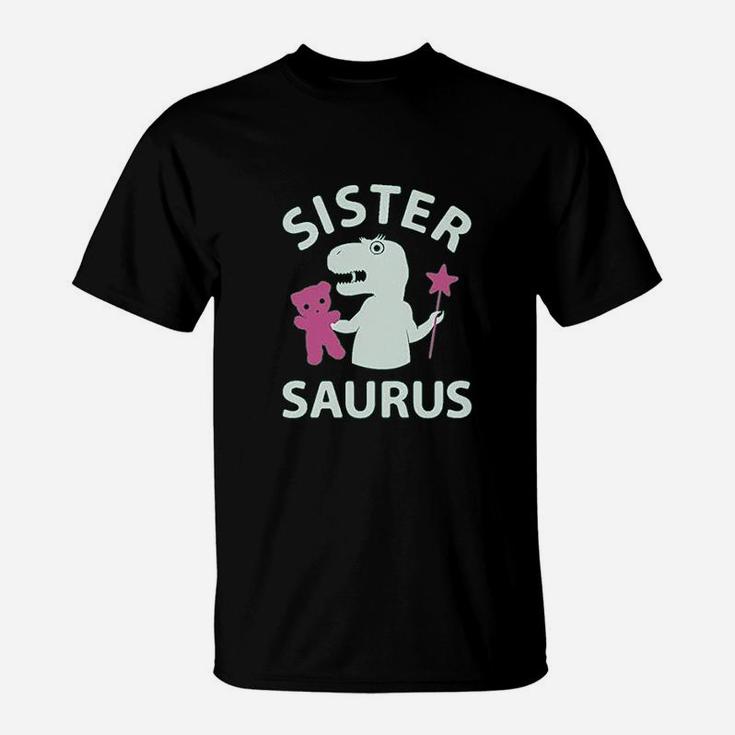 Sister Saurus Gift For Big Sister Girls T-Shirt