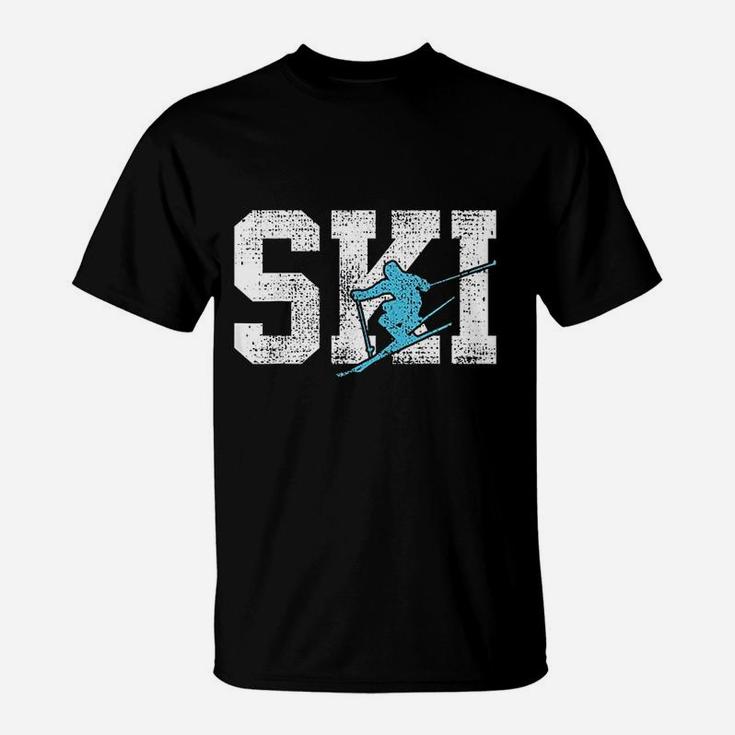 Ski Skiing Winter Vacation T-Shirt