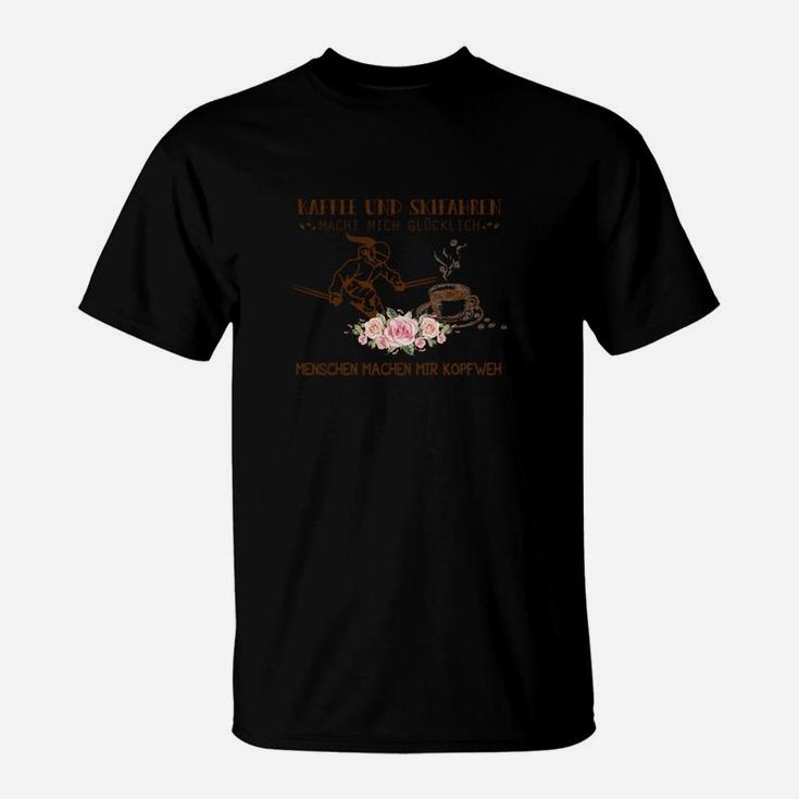 Skifahren Mach Mich Glücklich 2 T-Shirt