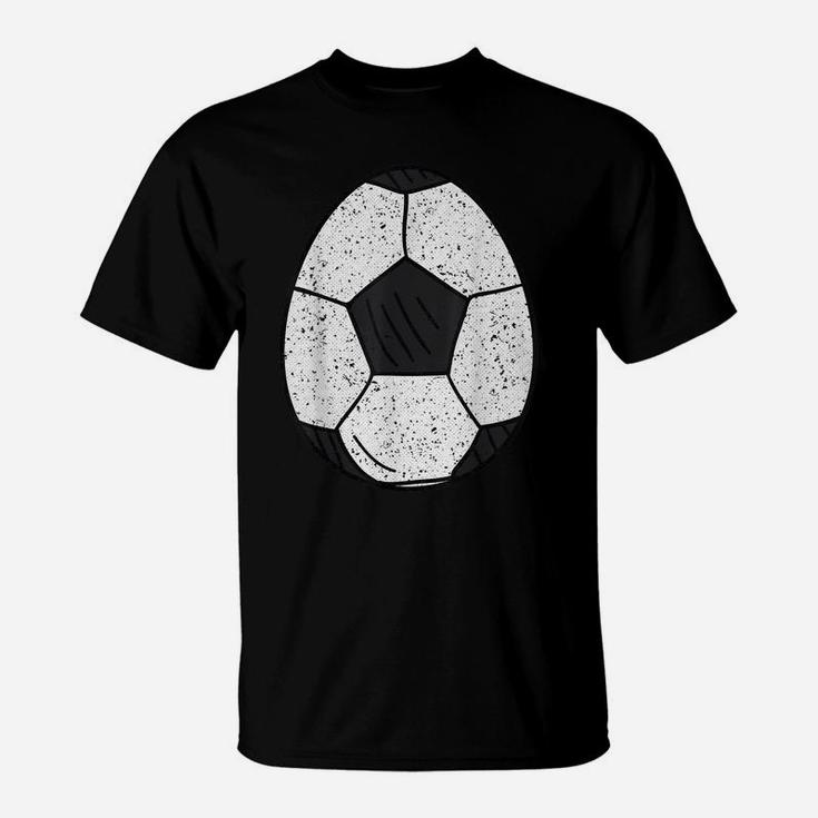 Soccer Ball Happy Easter Egg Cute Hunting Sport Lover T-Shirt