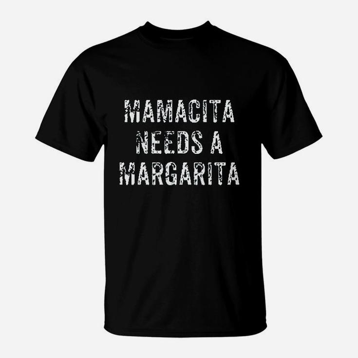 Spanish Mamacita Drinking Margarita Vacation Cruise T-Shirt
