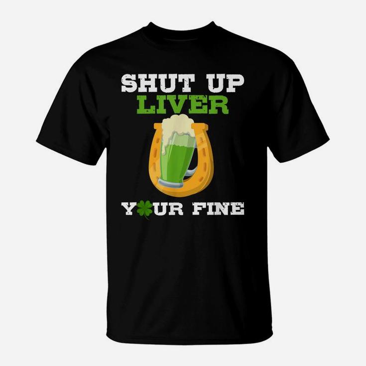 St Patrick Day Pictures And Quotes T-Shirt Drinking Green T-Shirt