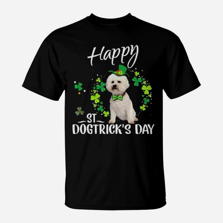 St Patricks Day My Bichon Frise Is My Lucky Charm T-Shirt