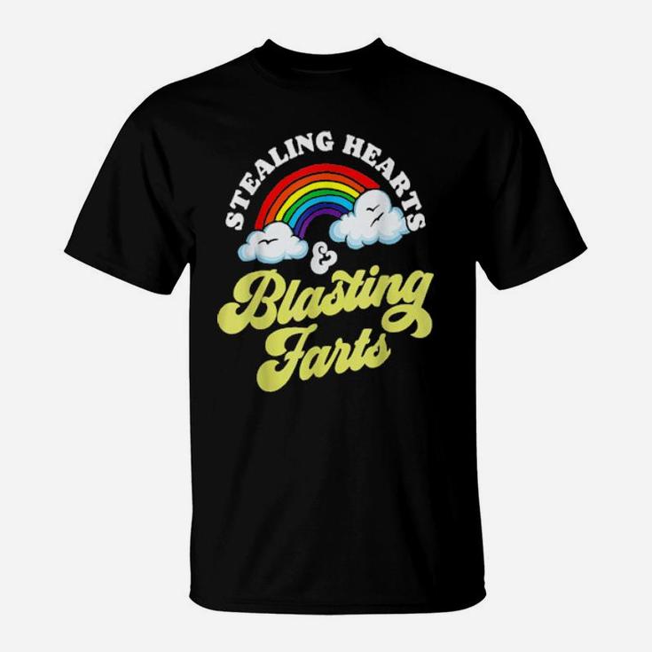 Stealing Hearts Blasting Farts Rainbow Valentines T-Shirt Stealing Hearts Blasting Farts Rainbow Valentines T-Shirt