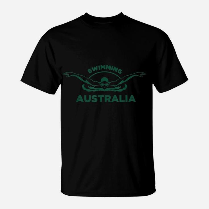 Swimming Australia Support The Team Shirt Pool T-Shirt
