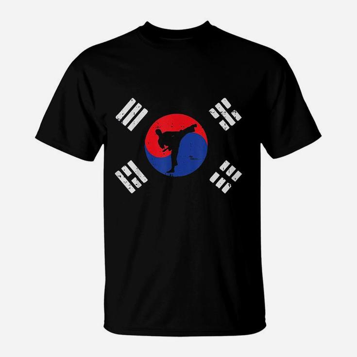 Taekwondo South Korea Flag T-Shirt
