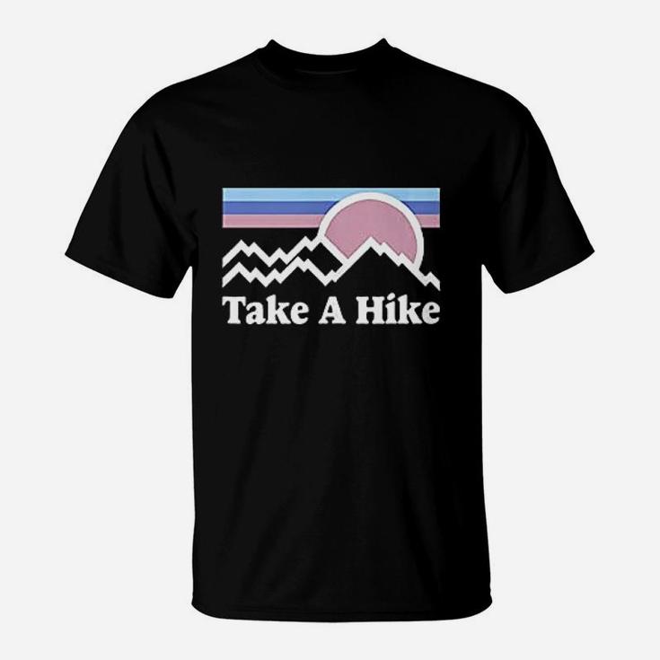 Take A Hike Mountain Graphic Rocky Mountains Nature T-Shirt