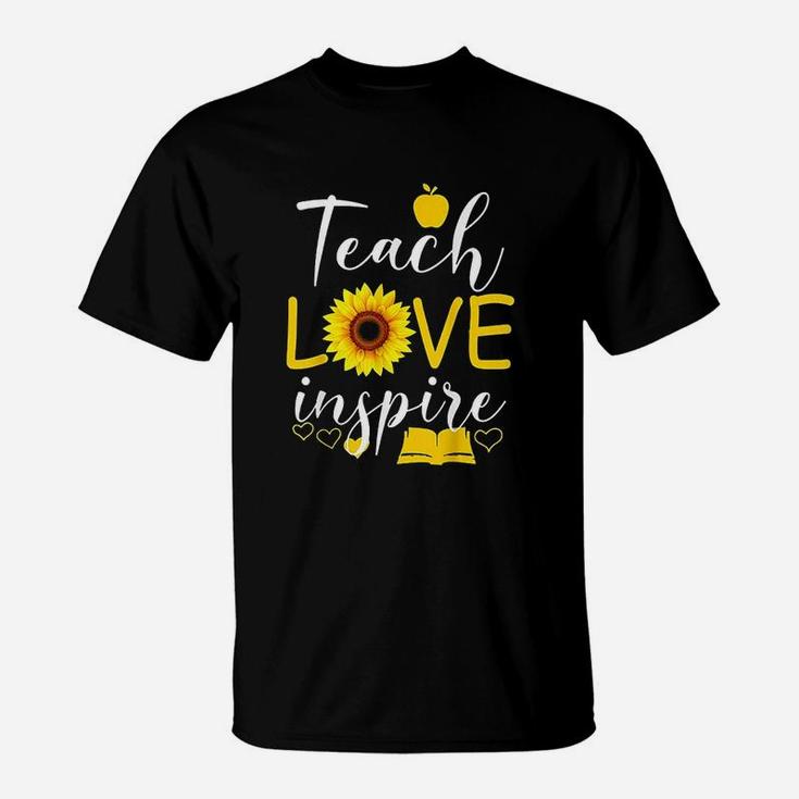 Teach Love Inspire Sunflower T-Shirt