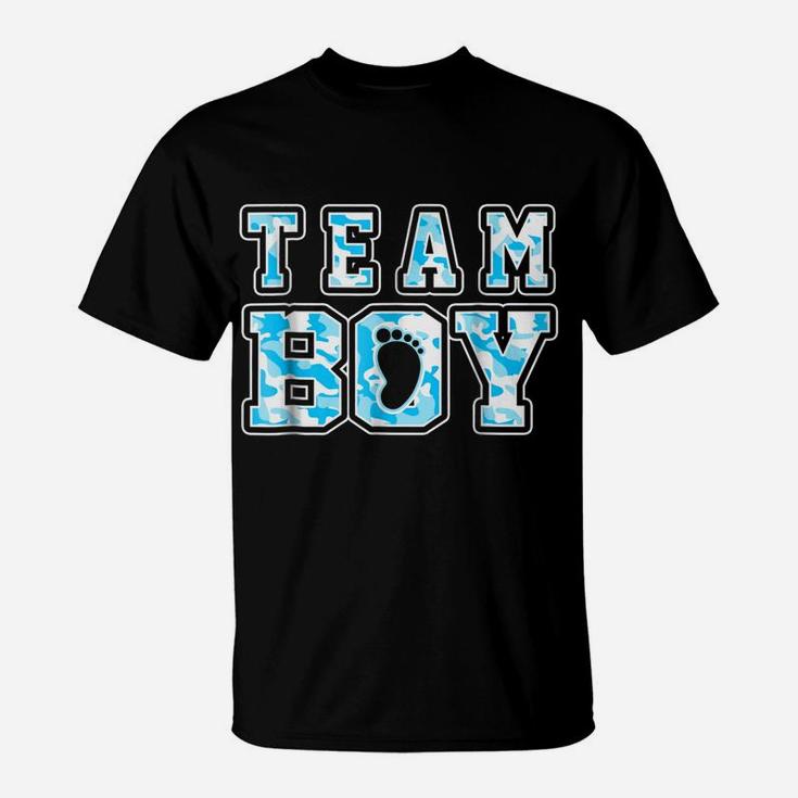 Team Boy Shirt - Blue Baby Shower Gender Reveal Shirt T-Shirt