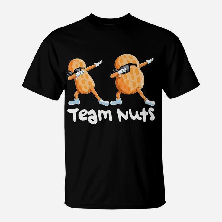 Team Nuts Funny Gender Reveal Family T-Shirt