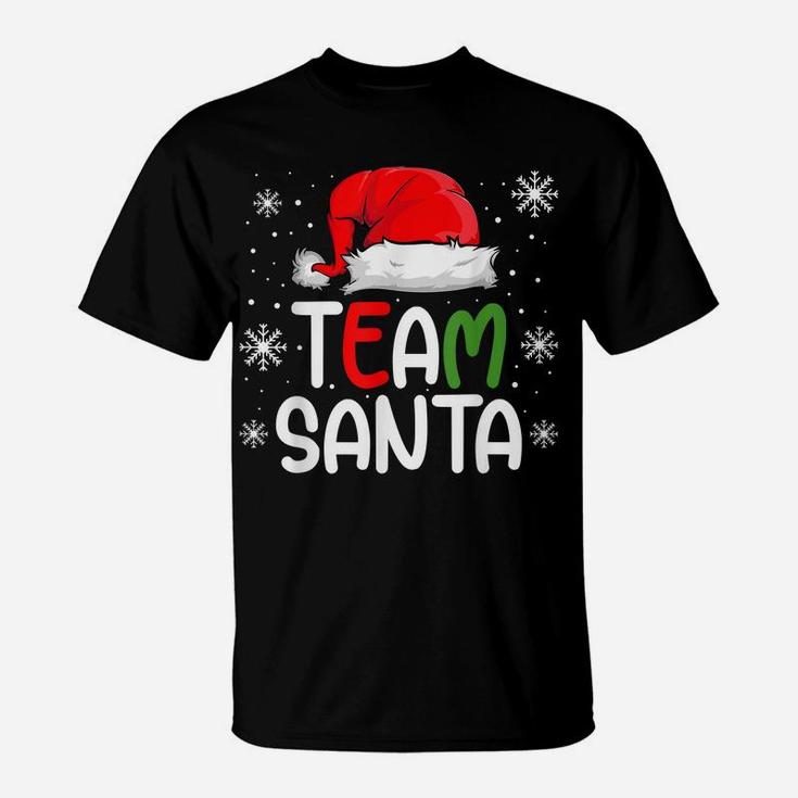 Team Santa Shirt, Matching Family Pajama, Mens Womens T-Shirt