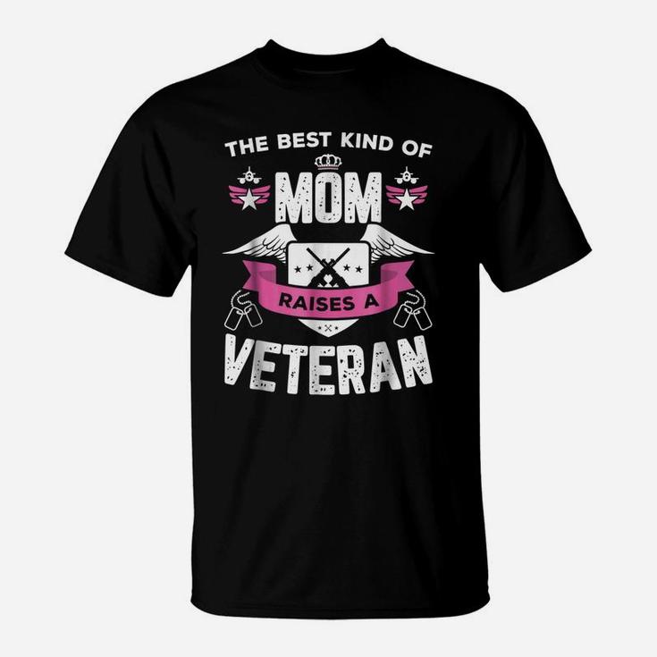 The Best Kind Of Mom Raises A Veteran Mother's Day T-Shirt