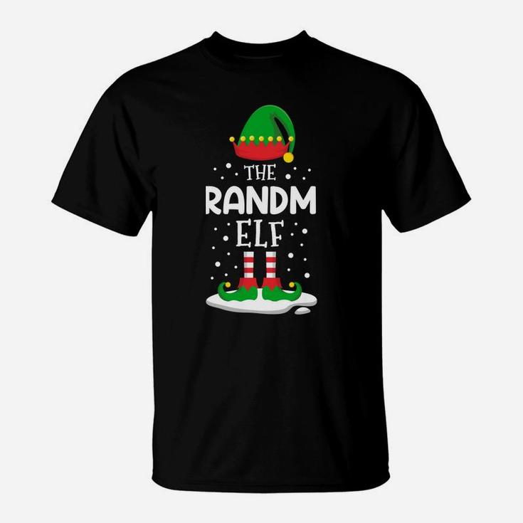 The Grandma Elf Christmas Family Matching Costume Pjs Cute Sweatshirt T-Shirt