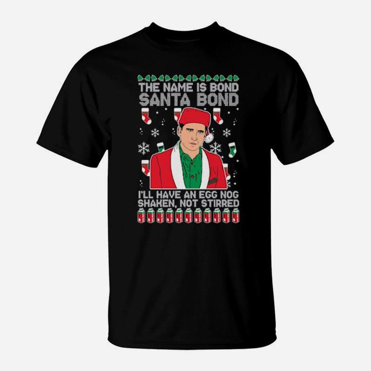 The Name Is Bond Santa Bond T-Shirt