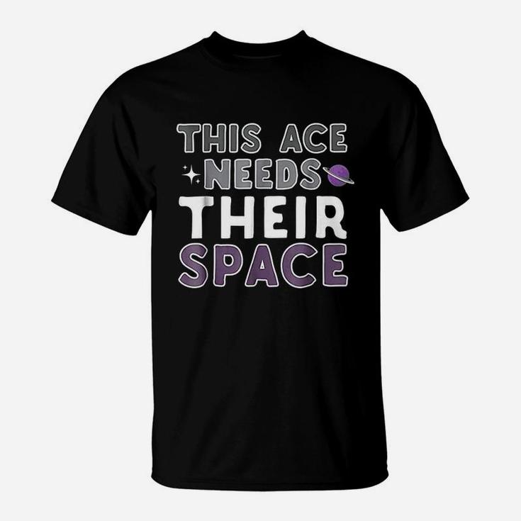 This Ace Needs Their Space Lgbt Funny T-Shirt