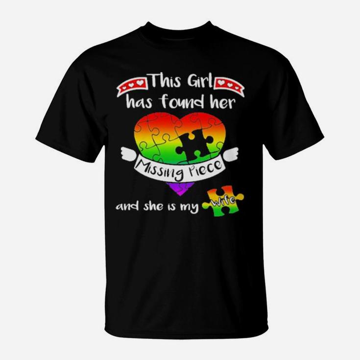 This Girl Has Found Her Missing Piece Autism T-Shirt
