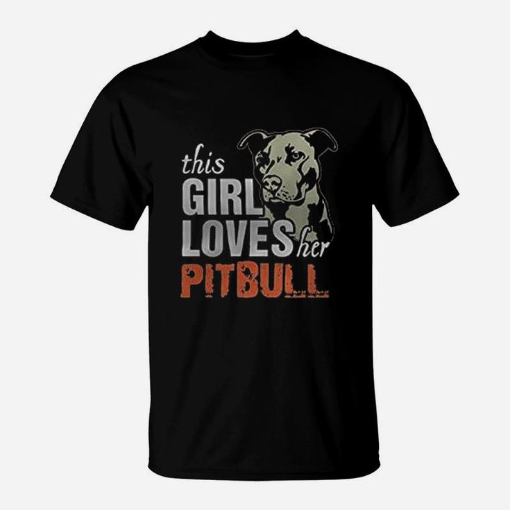 This Girl Loves Her Pitbull T-Shirt
