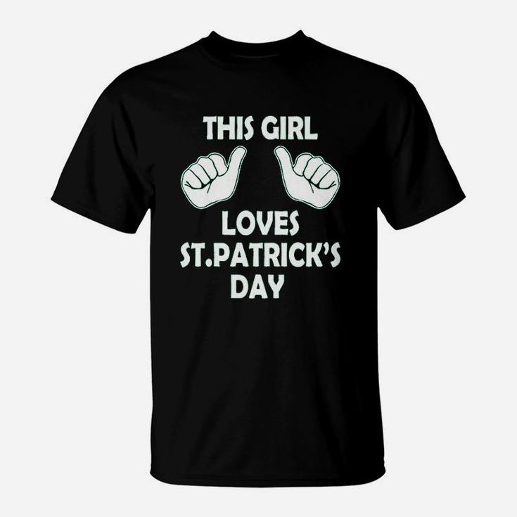 This Girl Loves Saint Patricks Day T-Shirt