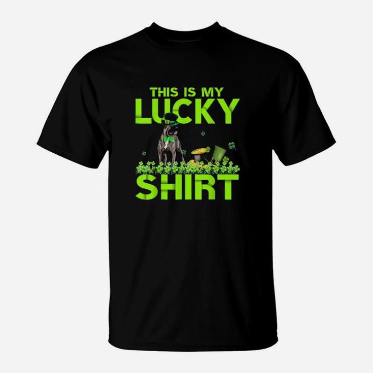 This Is My Lucky Dog Cane Corso Dog Patrick Day T-Shirt