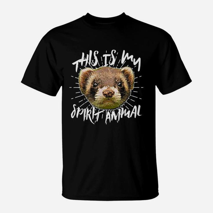 This Is My Spirit Animal Pet Lovers Ferret T-Shirt