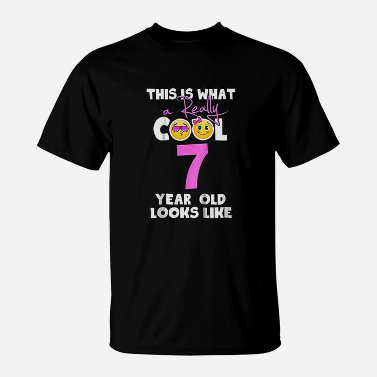 This Is What Really Cool 7 Year Old Looks Like T-Shirt