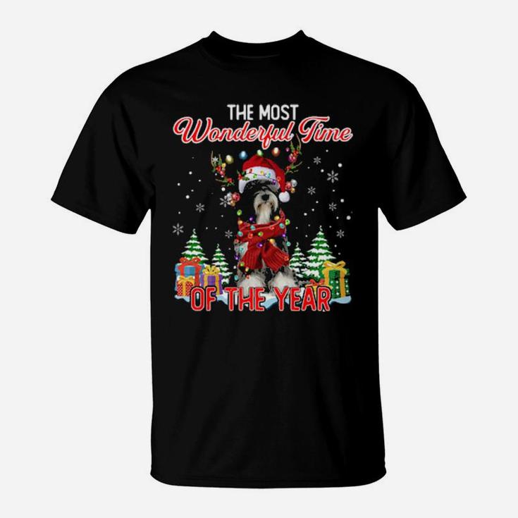 Tibetan Terrier The Most Wonderful Time Of The Year T-Shirt