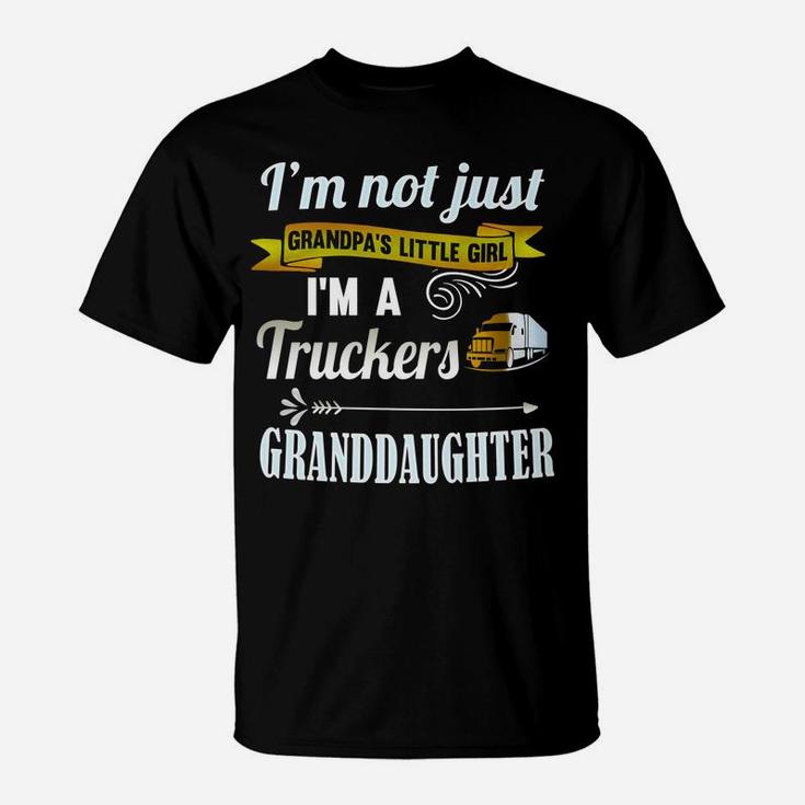 Trucker Shirts For Girls Truckers Granddaughter Girls Gift T-Shirt