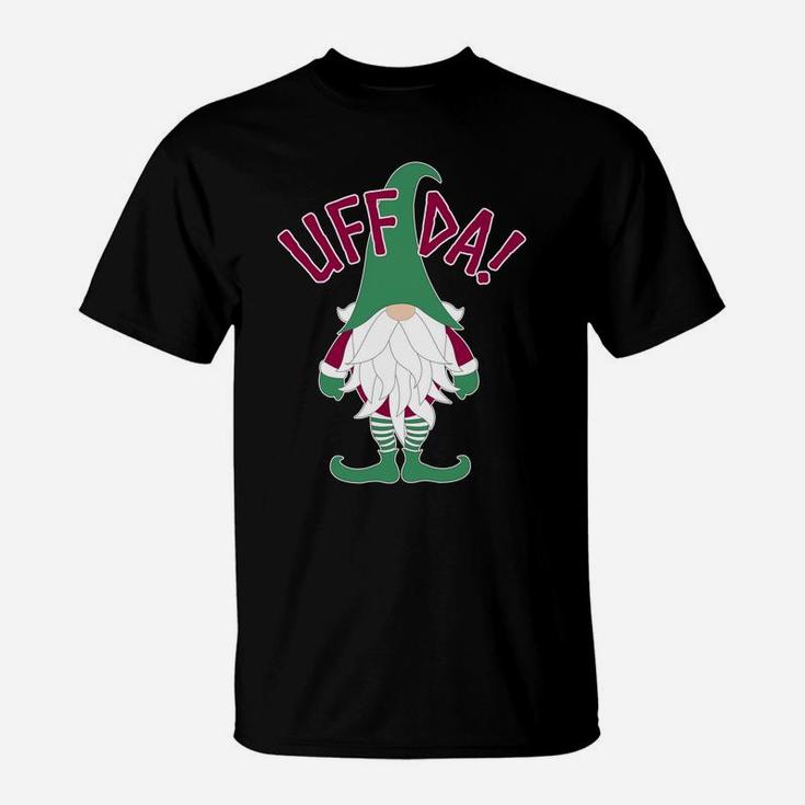 Uff-Da Funny Nordic Gnome Scandinavian Tomte Sweatshirt T-Shirt