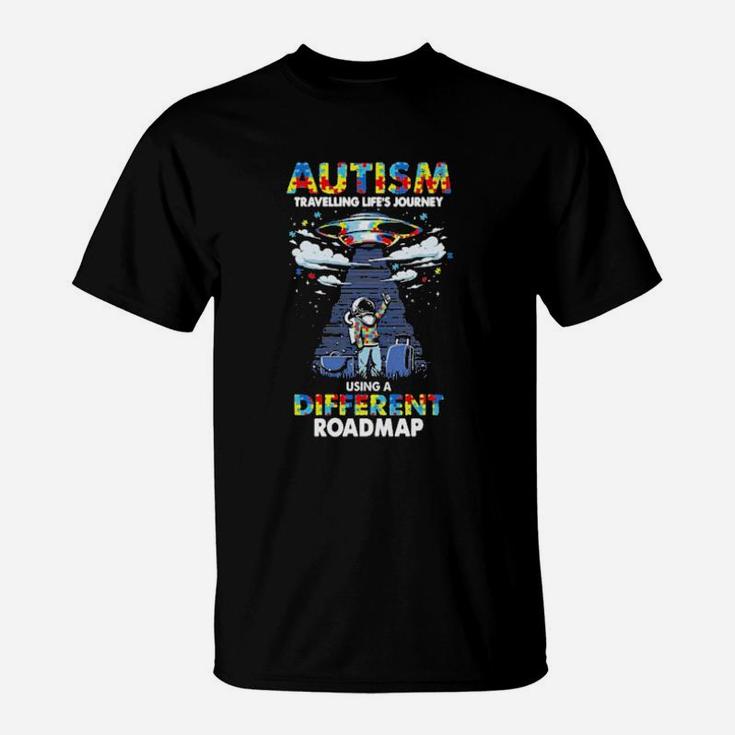 Ufo Autism Travelling Life T-Shirt