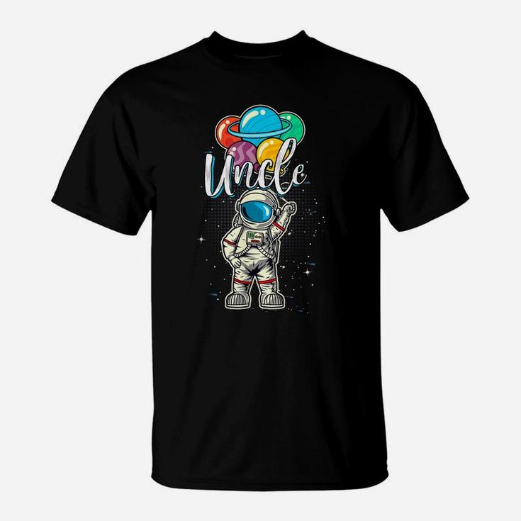 Uncle Birthday Funny Astronaut In Space Gifts Lover T-Shirt