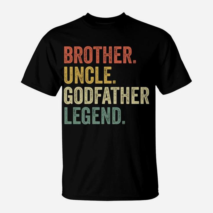 Uncle Godfather Shirt Christmas Gifts From Godchild Funny T-Shirt
