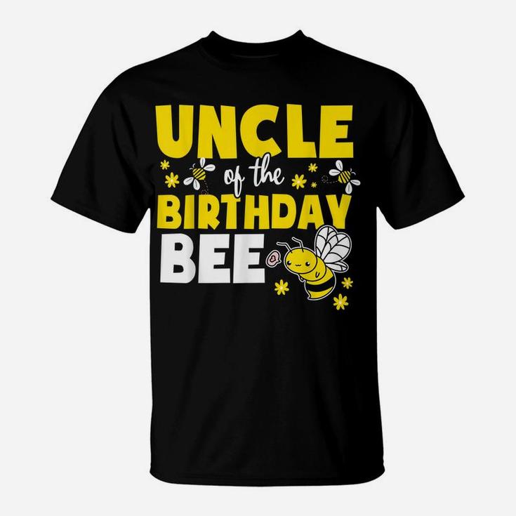 Uncle Of The Bee Day Girl Party Matching Birthday T-Shirt