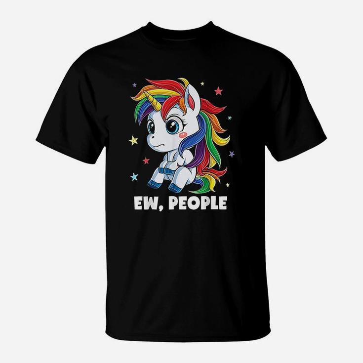 Unicorn Ew People Funny Rainbow Unicorns T-Shirt