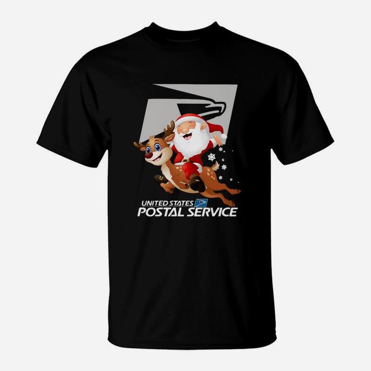United States Postal Service Santa Shirt T-Shirt - Thegiftio