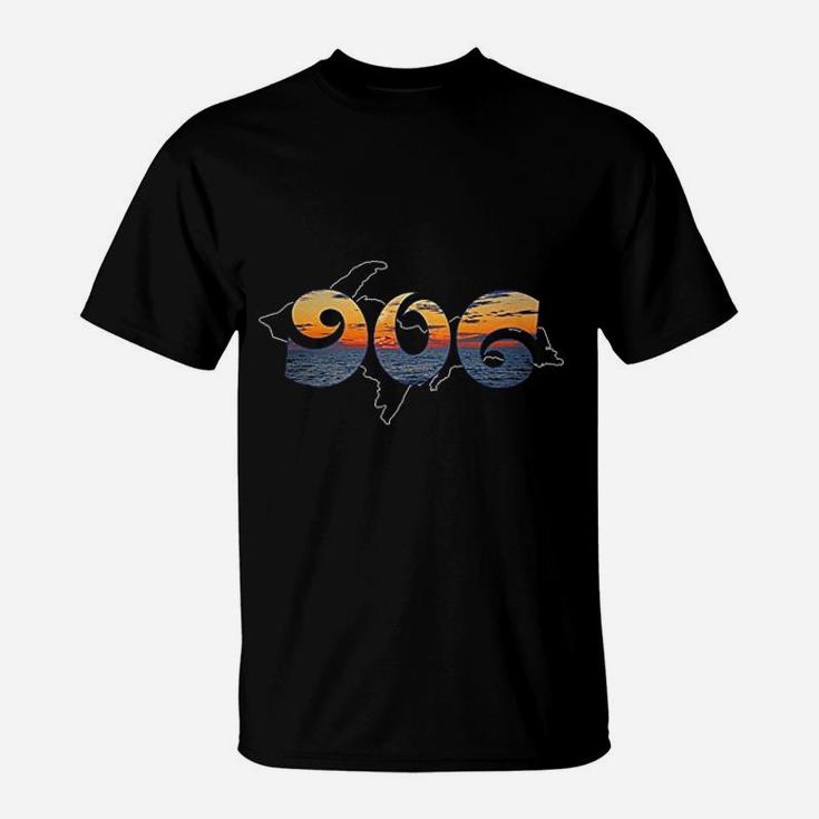 Upper Peninsula Of Michigan Sunset 906 T-Shirt