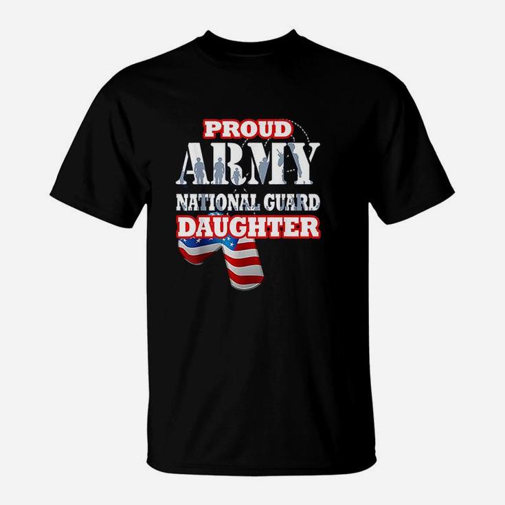 Usa Proud Army National Guard Daughter T-Shirt