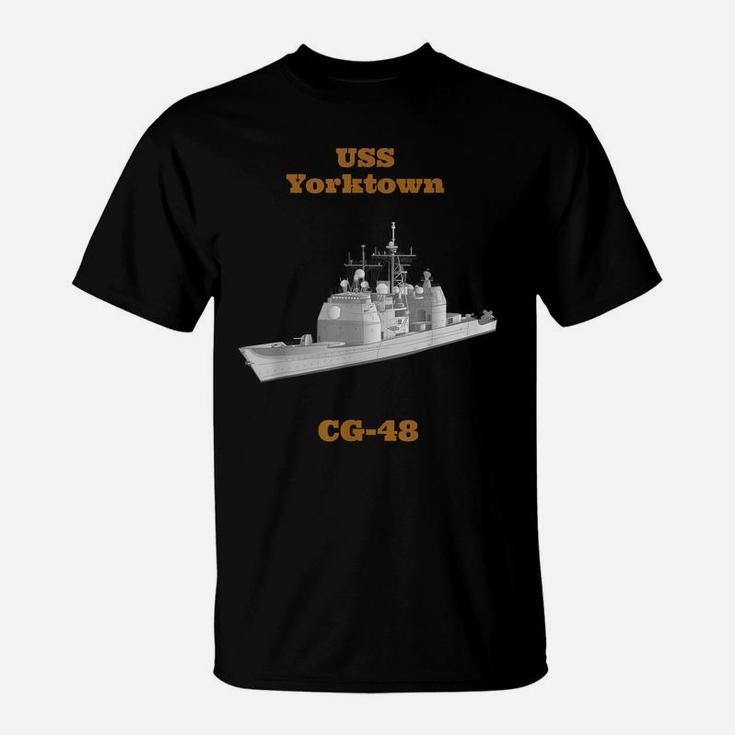 Uss Yorktown Cg-48 Navy Sailor Veteran Gift T-Shirt