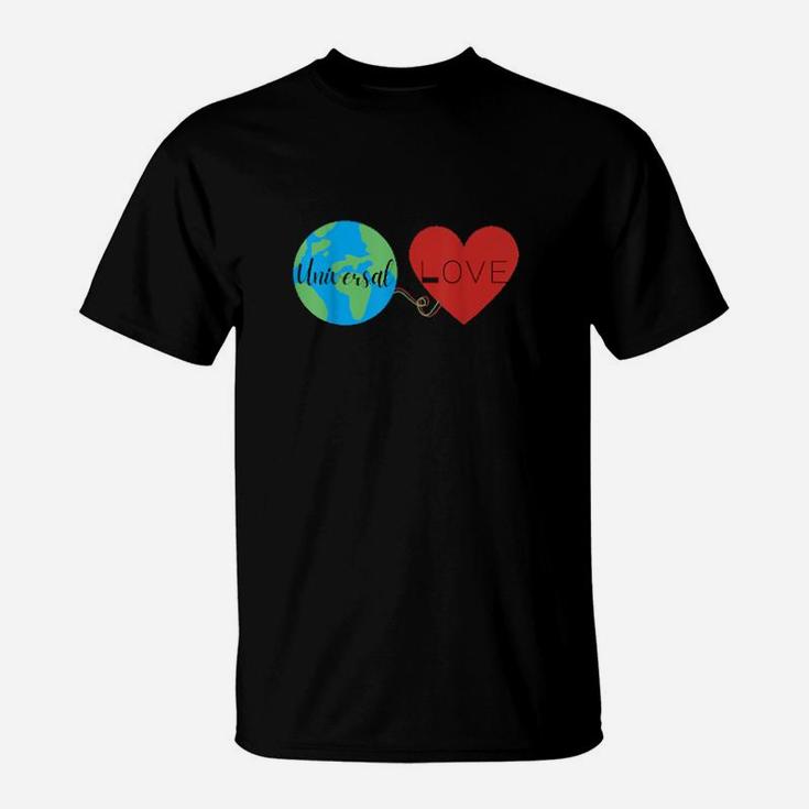 Valentine's Day Love Is Universal Diverse February T-Shirt