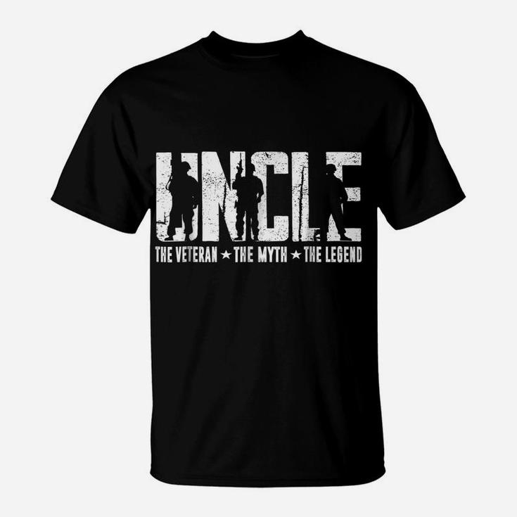 Veteran Uncle The Myth The Legend Shirt Fathers Day Gifts T-Shirt