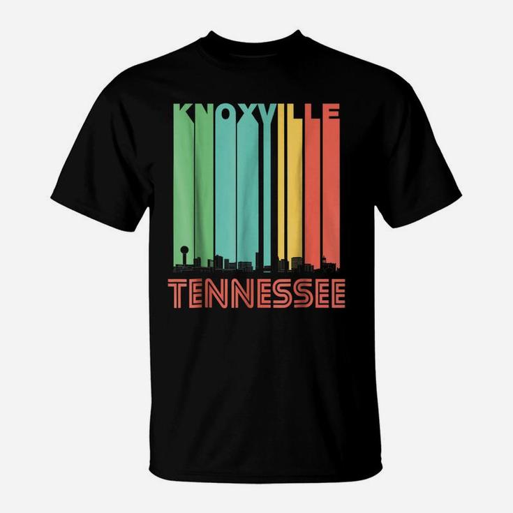 Vintage 1970'S Style Knoxville Tennessee Skyline T-Shirt